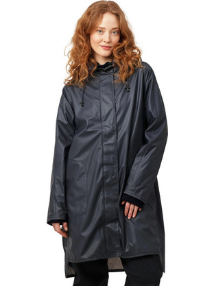 Ilse Jacobsen Essential Long Γυναικείο Μπουφάν Αδιάβροχο Dark Indigo RAIN71-660