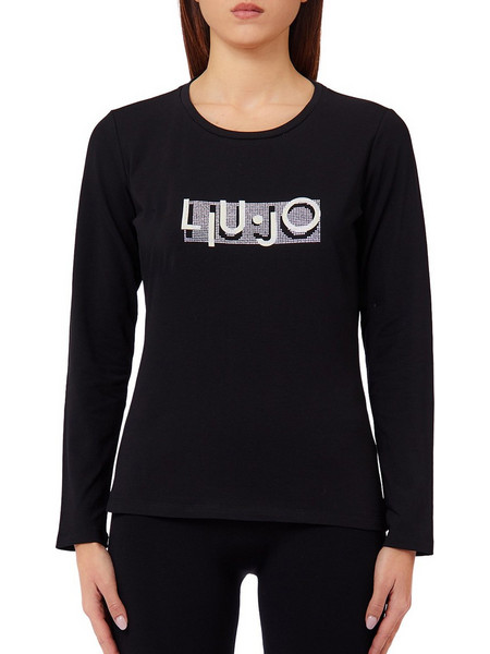 SPORT_TF6J35_T-SHIRT BASICA M/L ΜΠΛΟΥΖΑ ΓΥΝΑΙΚΕΙΟ | BLACK