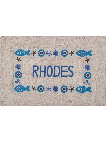 Πατάκι μάτι RHODES (50cm x 80cm) μπλέ