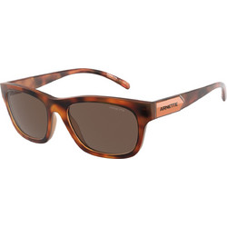 Arnette AN4284 2760/73 Ανδρικά Γυαλιά Ηλίου Τετράγωνα Κοκάλινα Καφέ με Μαύρο Polarized Φακό