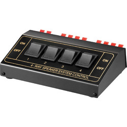 Switch ηχείων Goobay 4 σετ 11934, έως 200W, μαύρο