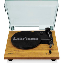 Lenco LS-10 Πικάπ με Ηχεία & Προενίσχυση Brown