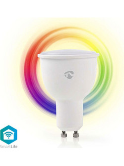 Λάμπα LED WiFi RGB θερμό λευκό GU10 4,5W 380lm