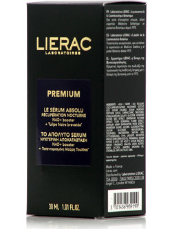 Lierac Premium The Absolute Overnight Recovery Αντιγηραντικό Ενυδατικό Serum Προσώπου για Ανάπλαση 30ml