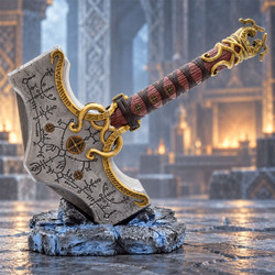 ΔΙΑΚΟΣΜΗΤΙΚΟ ΣΦΥΡΙ GOD OF WAR - THOR MJOLNIR - 009273