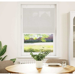 vidaXL Πλισέ περσίδα ανοιχτό γκρι 70x150 cm Πλάτος υφάσματος 69,4 cm
