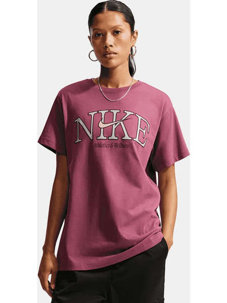 Nike Classic Boyfriend Γυναικείο T-Shirt IM6396-654 PINK SMOKE/(PINK SMOKE)