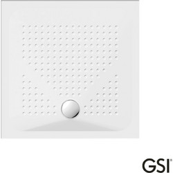 ΝΤΟΥΖ.ΤΕΤΡΑΓΩΝΗ 90x90 H.4 (4394) ANTISLIP Φ90 GSI WHITE