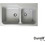 Duralit KZ200 Ένθετος Νεροχύτης Γρανίτη Ματ Platinum 83x50cm