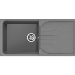 Elleci Ego 480 Ένθετος Νεροχύτης Γρανίτη Titanium 100x50cm