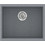 Sanitec Classic 341 Ένθετος Νεροχύτης Γρανίτη Ματ Metallic Silver 40x50cm