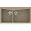 Sanitec Classic 326 Επικαθήμενος Νεροχύτης Γρανίτη Ματ Granite Taupe 93x51cm