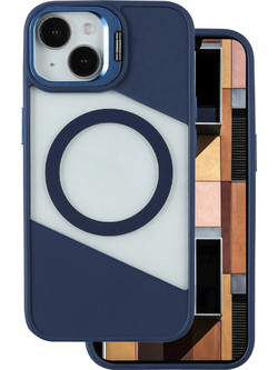 Clear Fusion Mag Cover Θήκη MagSafe για iPhone 17 Navy Blue