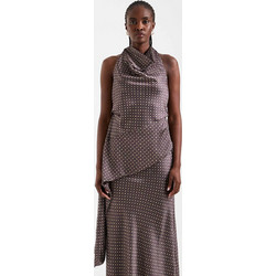 Topshop γυναικείο τοπ με halter λαιμόκοψη Debbi - 31002193 Μοβ