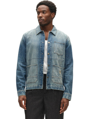Gabba Beta Wolv DS0004 LS Ανδρικό Πουκάμισο Overshirt Μπλε 12253-5003