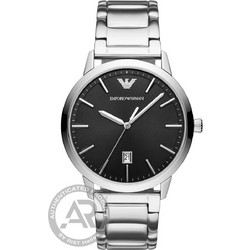 Emporio Armani Ruggero Ανδρικό Ρολόι με Ασημί Μεταλλικό Μπρασελέ AR11310