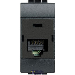 RJ45 socket 110IDC category 6 STP Living Light