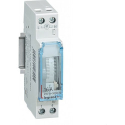 Programmable time switch analogue display