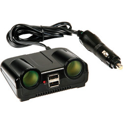 ΑΝΤΑΠΤΟΡΑΣ 2ΠΛΟΣ ΑΝΑΠΤΗΡΑ + 2USB 12/24V - Lampa - L3903.9/T