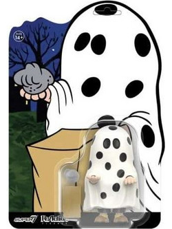 Super7 Peanuts ReAction Φιγούρα Charlie Brown Ghost Sheet