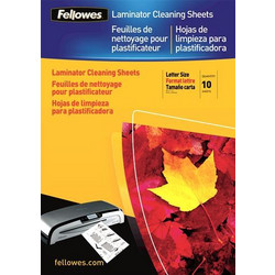 LAMINATOR ACC CLEANING SHEET/10PCS 5320604 FELLOWES