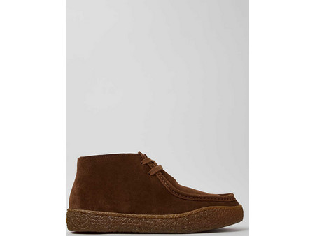 Camper Peu Terreno Γυναικεία Μποτάκια Suede Καφέ K400813-006