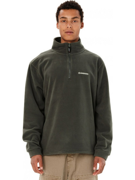 Emerson Half Zip 262.EM28.25 Ανδρικό Φούτερ Fleece Olive Green