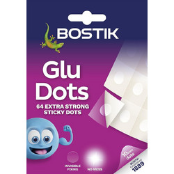 Κόλλα Bostik Glu Dots 10mm 64 Τεμάχια