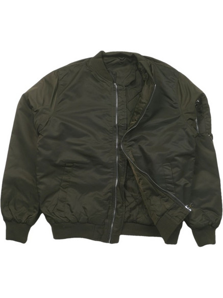 Εφηβικό μπουφάν Online για αγόρια Bomber λαδί