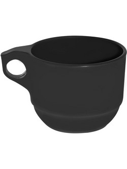 Σετ 12 τεμ. - Κούπα Τσαγιού 290mL Μαύρη - SKU -409403