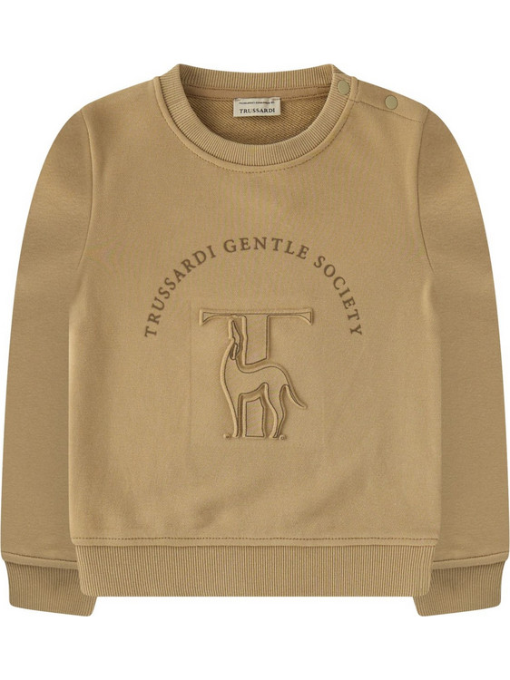 Trussardi Παιδικό Φούτερ Μπεζ TIA26268FE
