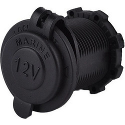 POWERTECH πρίζα αναπτήρα για σκάφη & οχήματα PTL-011, κόκκινο LED, 12V