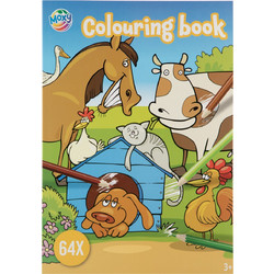 Moxy - Coloring Book A4 64 Pages - Animals (150129) - Toys