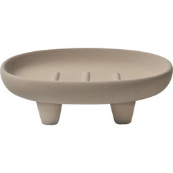 Σαπουνοθήκη (Φ13x4) Spirella Organic Beige 03419.001