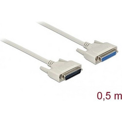 Καλώδιο Σειριακό Delock D-sub 25 Plug To Socket 0,5 M 86907