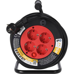 ΠΡΟΕΚΤΆΣΕΙΣ ΡΕΎΜΑΤΟΣ & ΜΠΑΛΑΝΤΈΖΕΣ CABLE REEL FX CONTROL 15M BLACK KT9000040