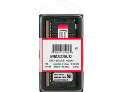 Kingston 32GB (1X32GB) DDR4 RAM 3200MHz KVR32N22D8/32