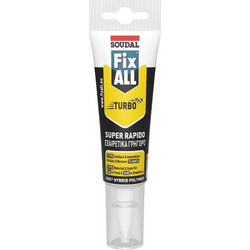 Συγκολλητικό λευκό 125ml Fix All Turbo Soudal 131102