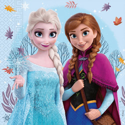 Χαρτοπετσέτες Frozen 33x33 εκ. 2 φύλλων Συσκ. 20 τμχ