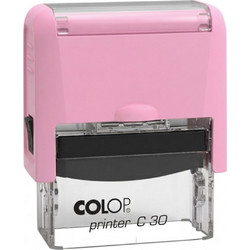 Σφραγίδα Colop C30 5 Σειρών Pastel Ροζ
