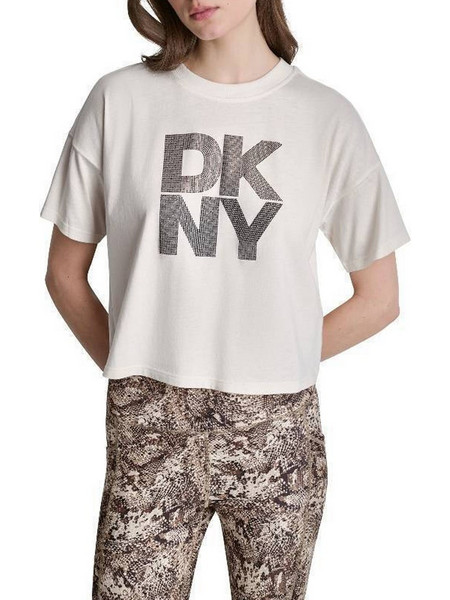 DKNY DP6T1731 ΜΠΛΟΥΖΑ ΚΟΝΤΟΜΑΝΙΚΗ DKNY DP6T1731-E20M Cream