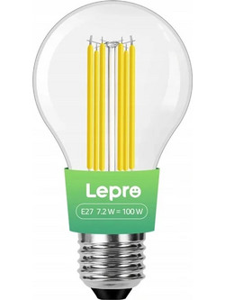 LEPRO Λαμπτήρας LED 100094-WW-EU E27 με νήμα 7,2 W (100 W) 1521 lm 2700 K κατηγορίας Α