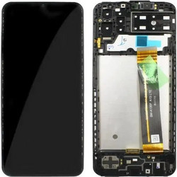 Αυθεντική Οθόνη Samsung A13 4G A135 Black (Samsung Service Pack GH82-28508A GH82-28653A)