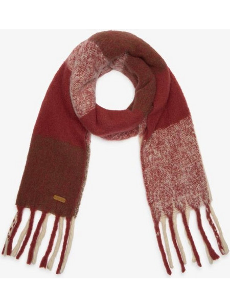 YERSE Wool blended muliticolor Scarf bordeaux 45910