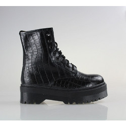 SELENA Shoes BM351 Black/Μαύρο