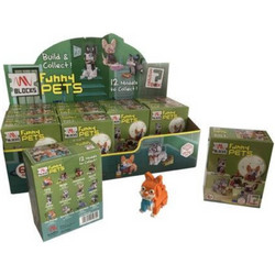 Σετ Τουβλάκια MVBlocks - Funny Pets Construction Set για ηλικίες 6+ (Τυχαίο Περιεχόμενο 121 - 142pcs)