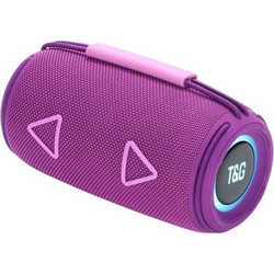 T&G TG-657 Ηχείο Bluetooth 8W με Ραδιόφωνο Μωβ