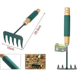 KMT Τσουγκράνα Κήπου Μικρή Χειρός 29.5 cm - Small Hand Garden Rake KMT Tools-2904800-162901