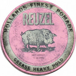Reuzel Pink Pomade Μαλλιών με Χρώμα Πολύ Δυνατό Κράτημα Κράτημα 340gr