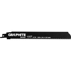 GRAPHITE 56H037 - Λάμα σπαθόσεγας καρβιδίου 228χ24χ1.25mm 8ΤΡΙ